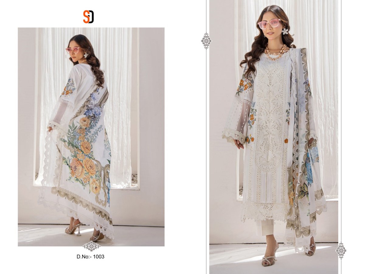 SHRADDHA DESIGNER MARIA.B COLERS VOL-1 1001 TO 1005 3