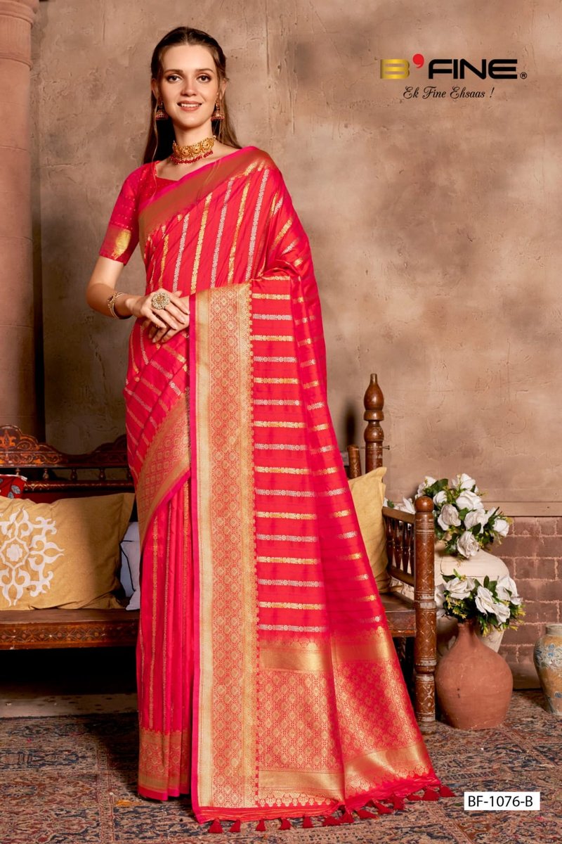 B FINE SAREE DURGA BF-1076-A TO BF-1076-D 2