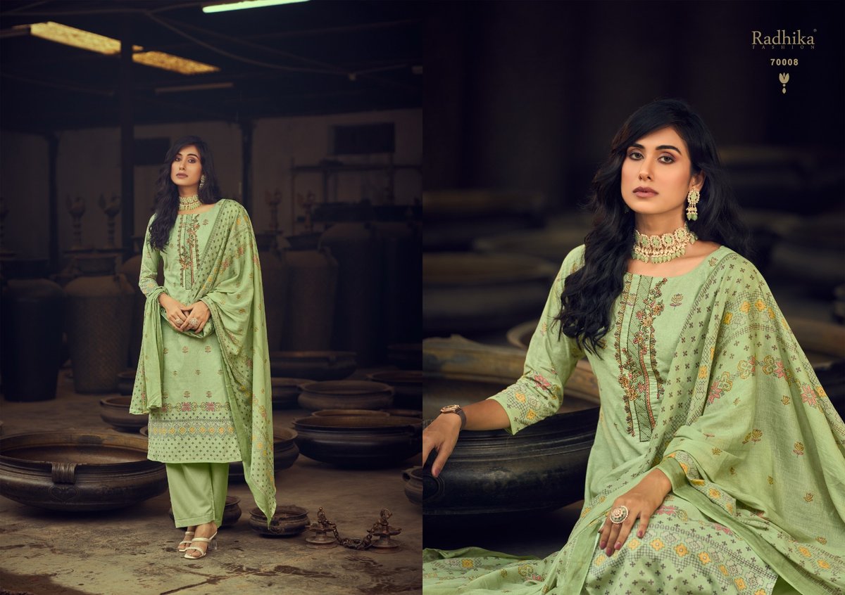 RADHIKA FASHION AZARA MUSSARET VOL-24 70001 TO 70008 8