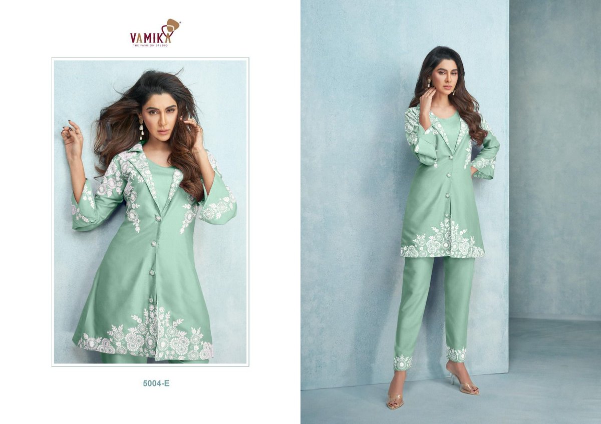 Vamika Fashion Veera Silver 5004 Colors 5