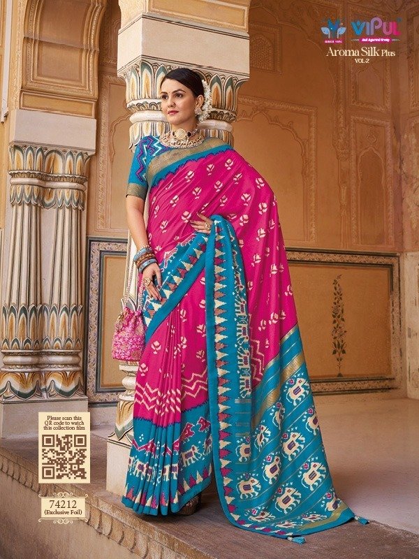 Vipul Fashion Aroma Silk Plus Vol-2 74205-74216 Series 8