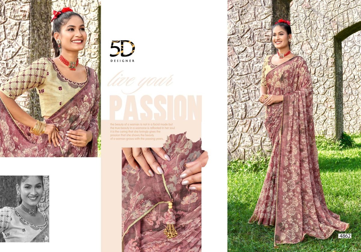 5D DESIGNER PANKHUDI 4861 TO 4868 2