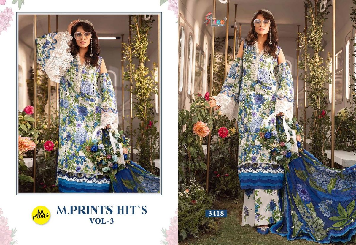 SHREE FAB M PRINTS HIT'S VOL-3 3414 AND 3418 2