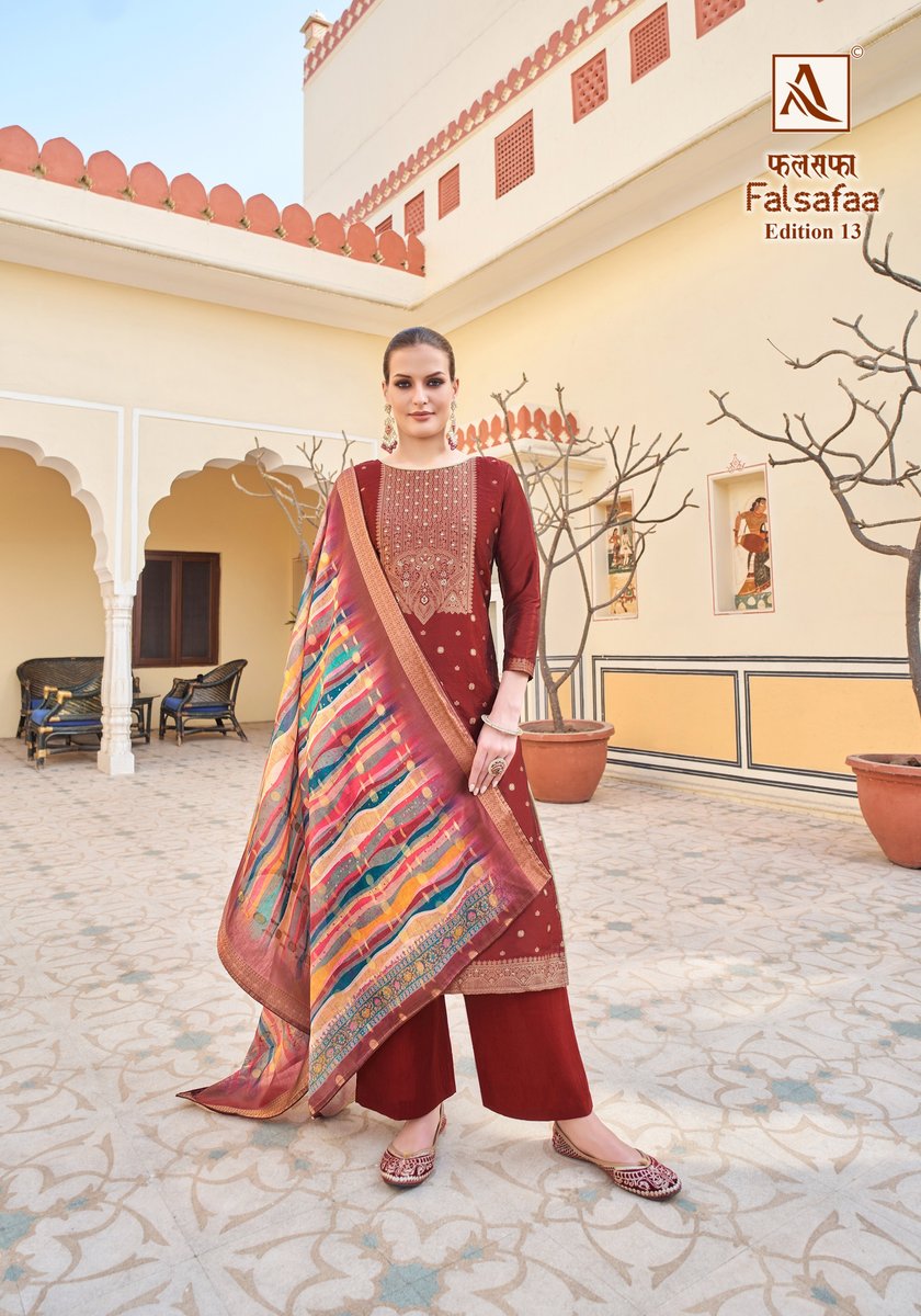 ALOK SUIT FALSAFAA-13 H-1492-001 TO H-1492-006 5