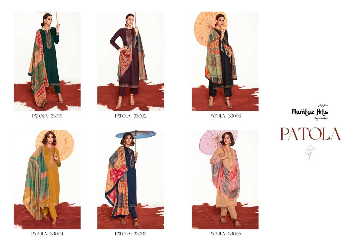 Mumtaz Arts Patola 33001-33006 Series 7