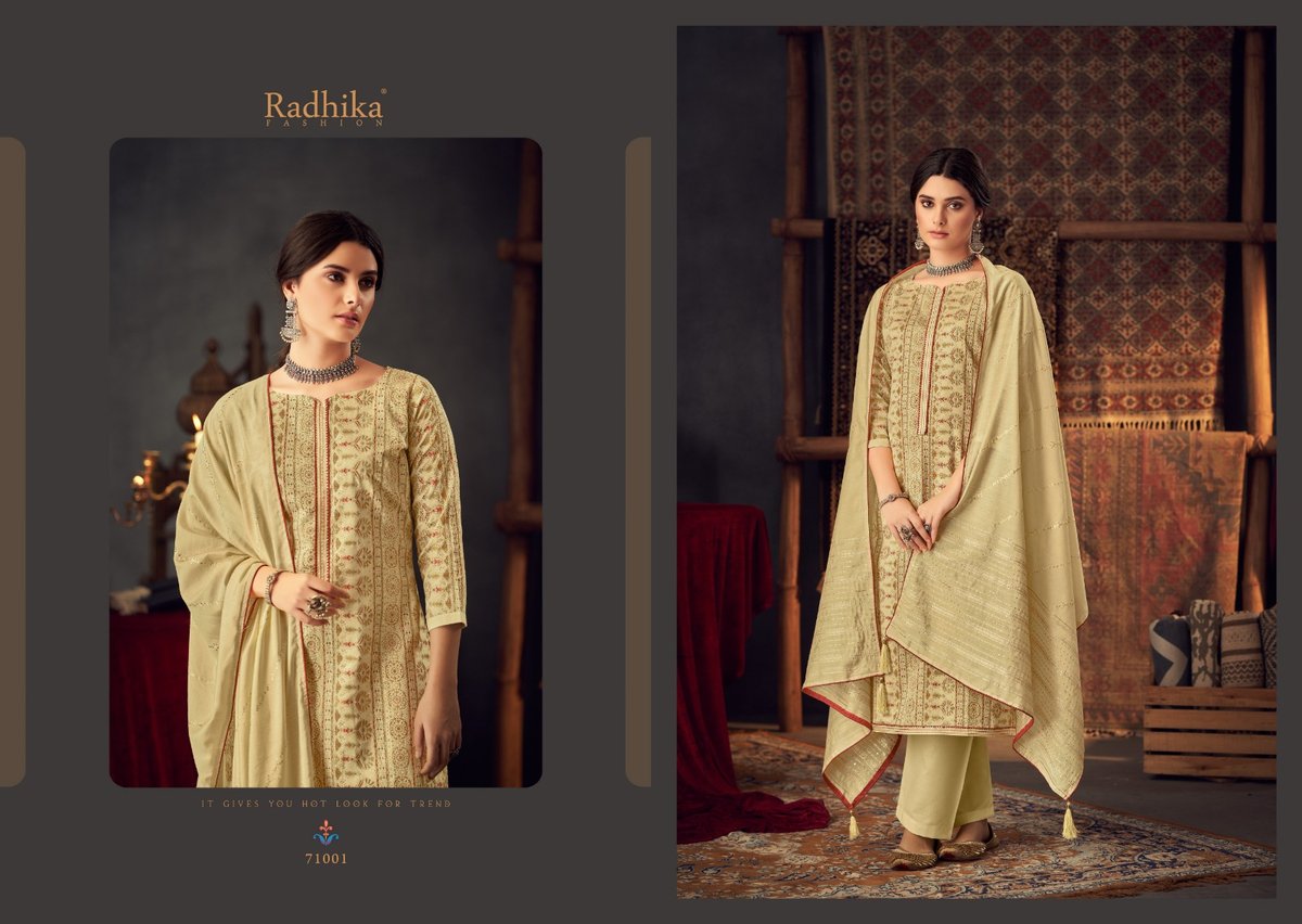 RADHIKA FASHION AZARA MASHAKALI 71001 TO 71008 1
