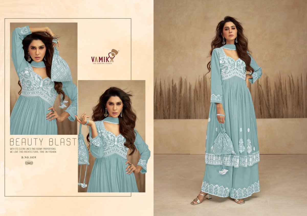 Vamika Fashion Lakhnavi Vol-7 1037-1042 Series 3