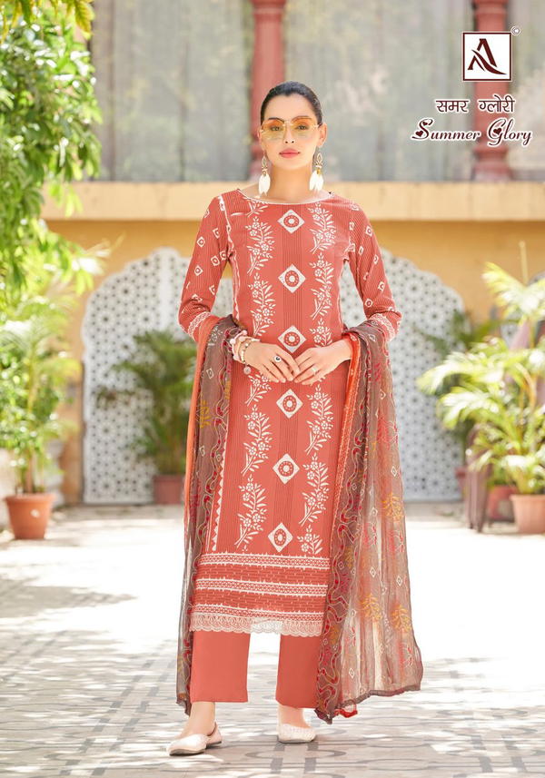 ALOK SUIT SUMMER GLORY H-1540-001 TO H-1540-006