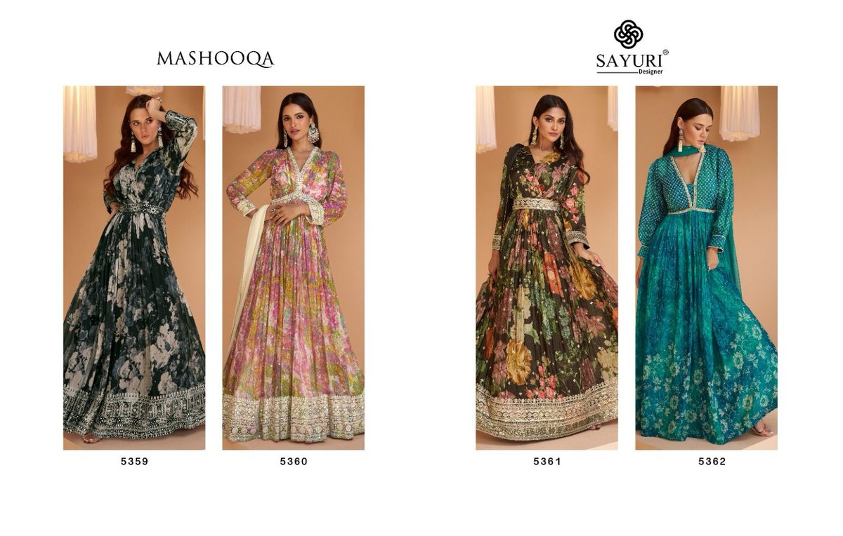 Sayuri Designer Mashooqa 5359-5362 Series 5