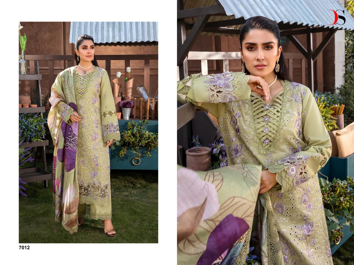DEEPSY SUITS RANGRASIYA PREMIUM LAWN - 24-2 7011 TO 7016 2