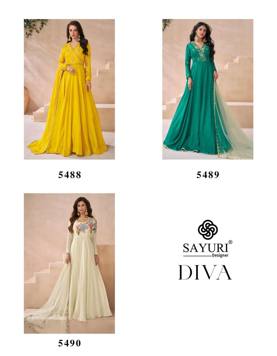 SAYURI DESIGNER DIVA 5488 TO 5490 4
