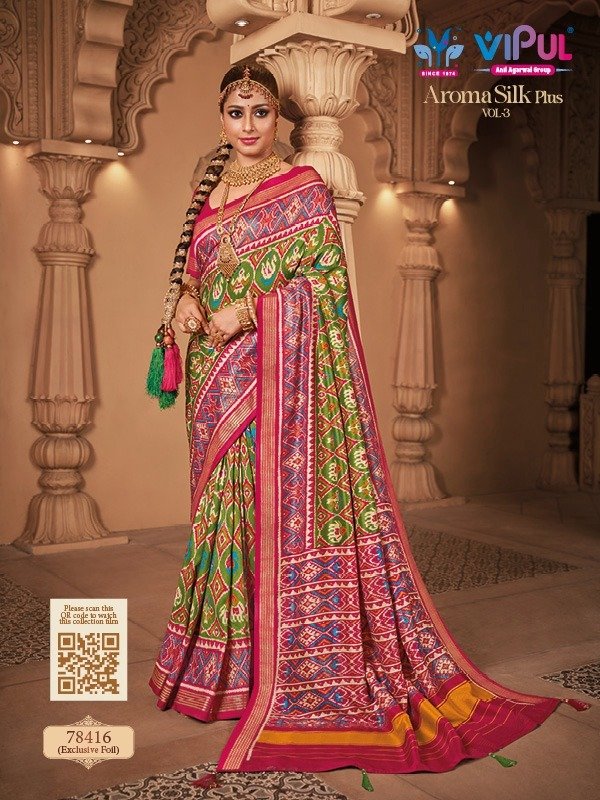VIPUL AROMA SILK PLUS VOL-3 SERIES 78408 TO 78419 9