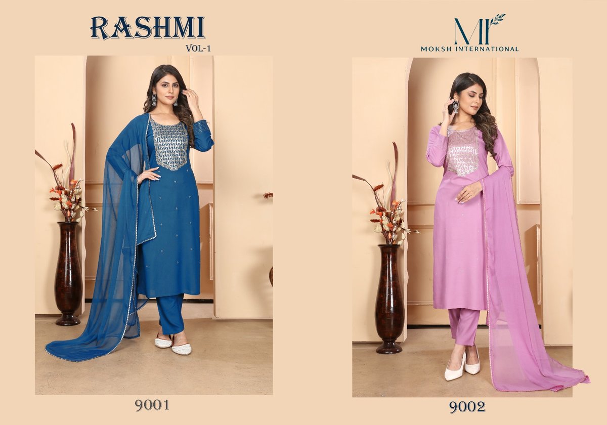MOKSH INTERNATIONAL RASHMI VOL-1 9001 TO 9002 3