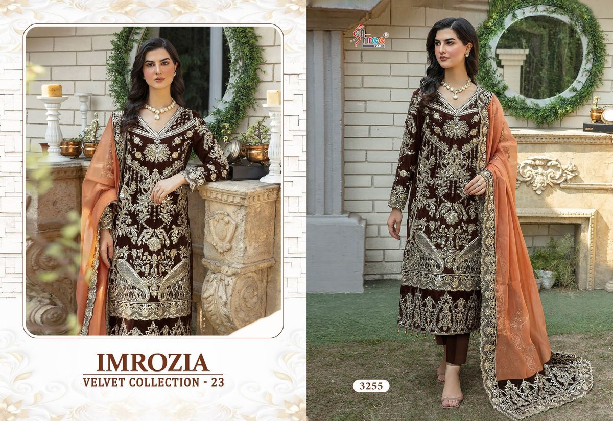 Shree Fab Imrozia Velvet Collection-23 3254-3258 Series 2