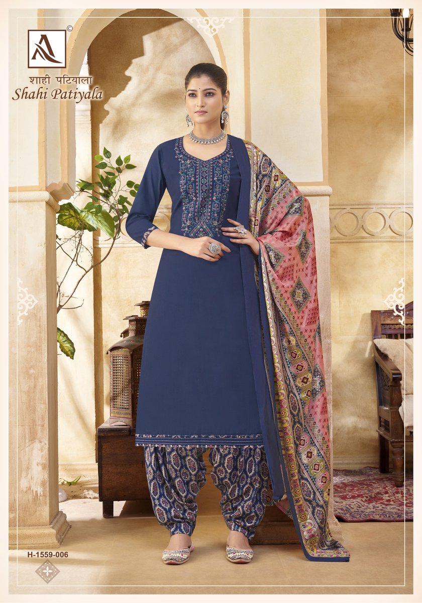 ALOK SUIT SHAHI PATIYALA H-1559-001 TO H-1559-010 6