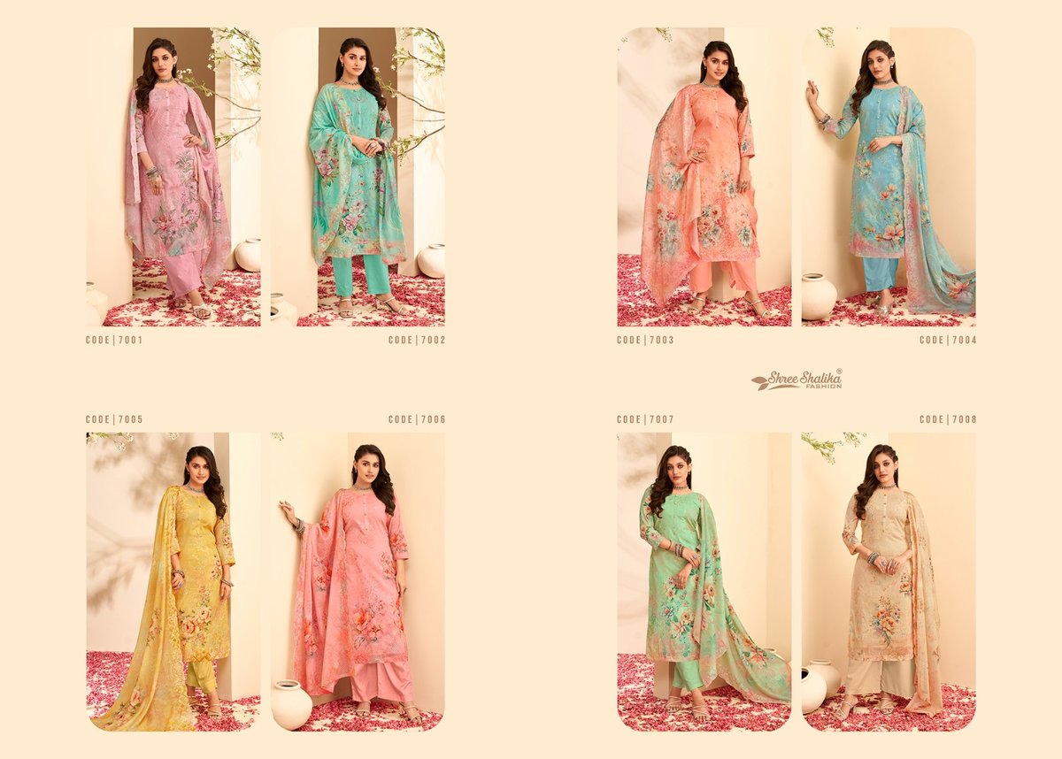 SHREE SHALIKA FASHION MANNAT 7001 TO 7008 9