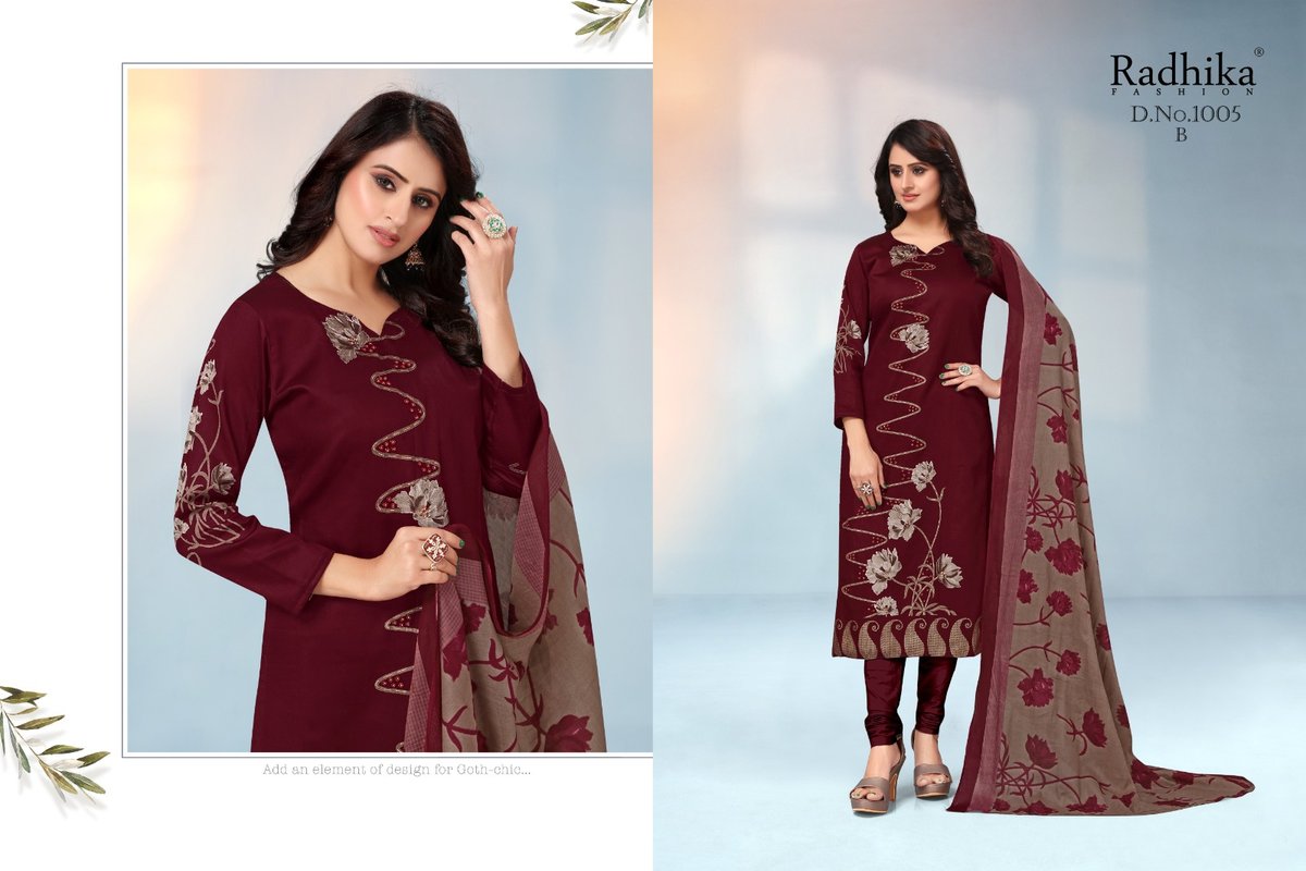 RADHIKA FASHION AZARA JIVIKA 1005-A TO 1005-D 2