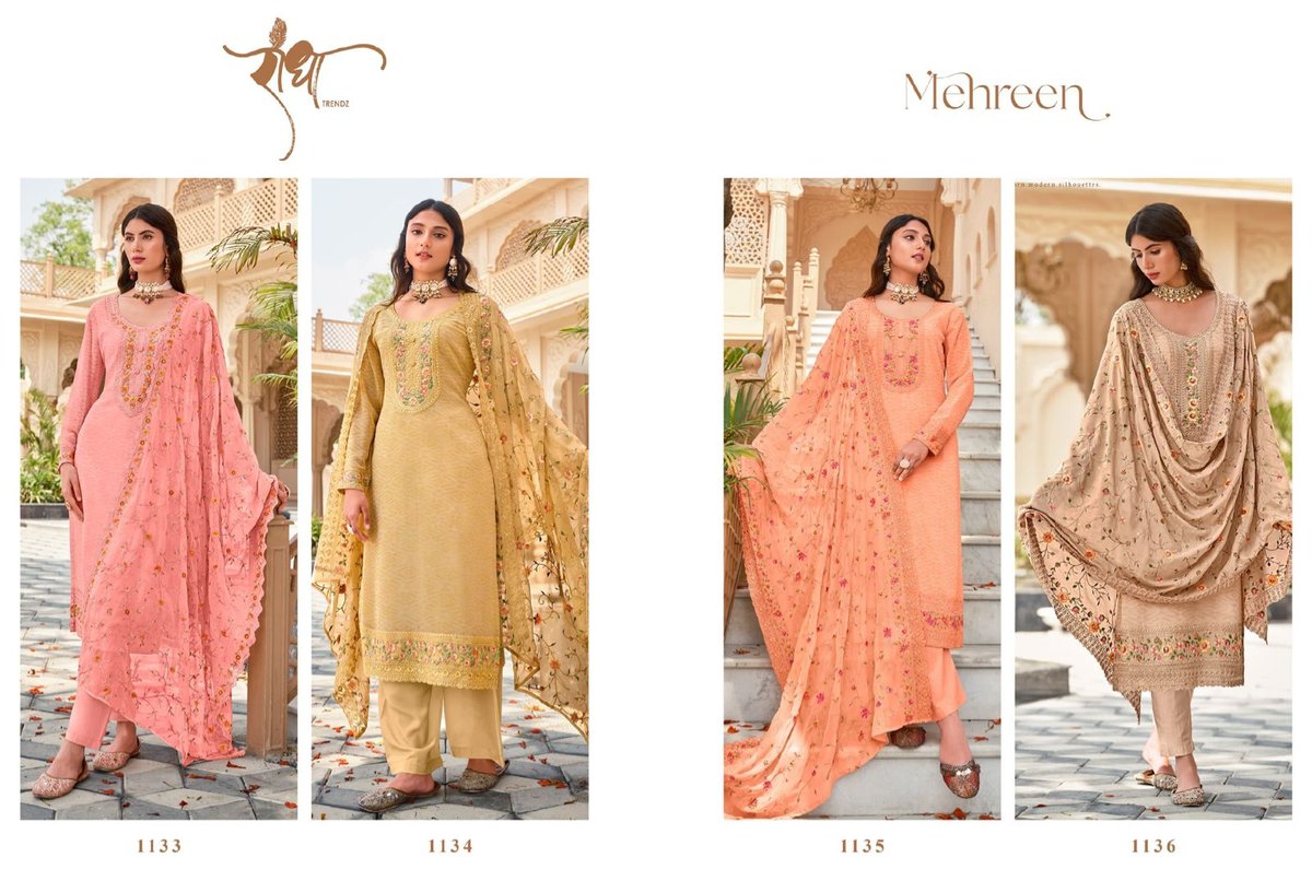RADHA TRENDZ MEHREEN 1133 TO 1136 5