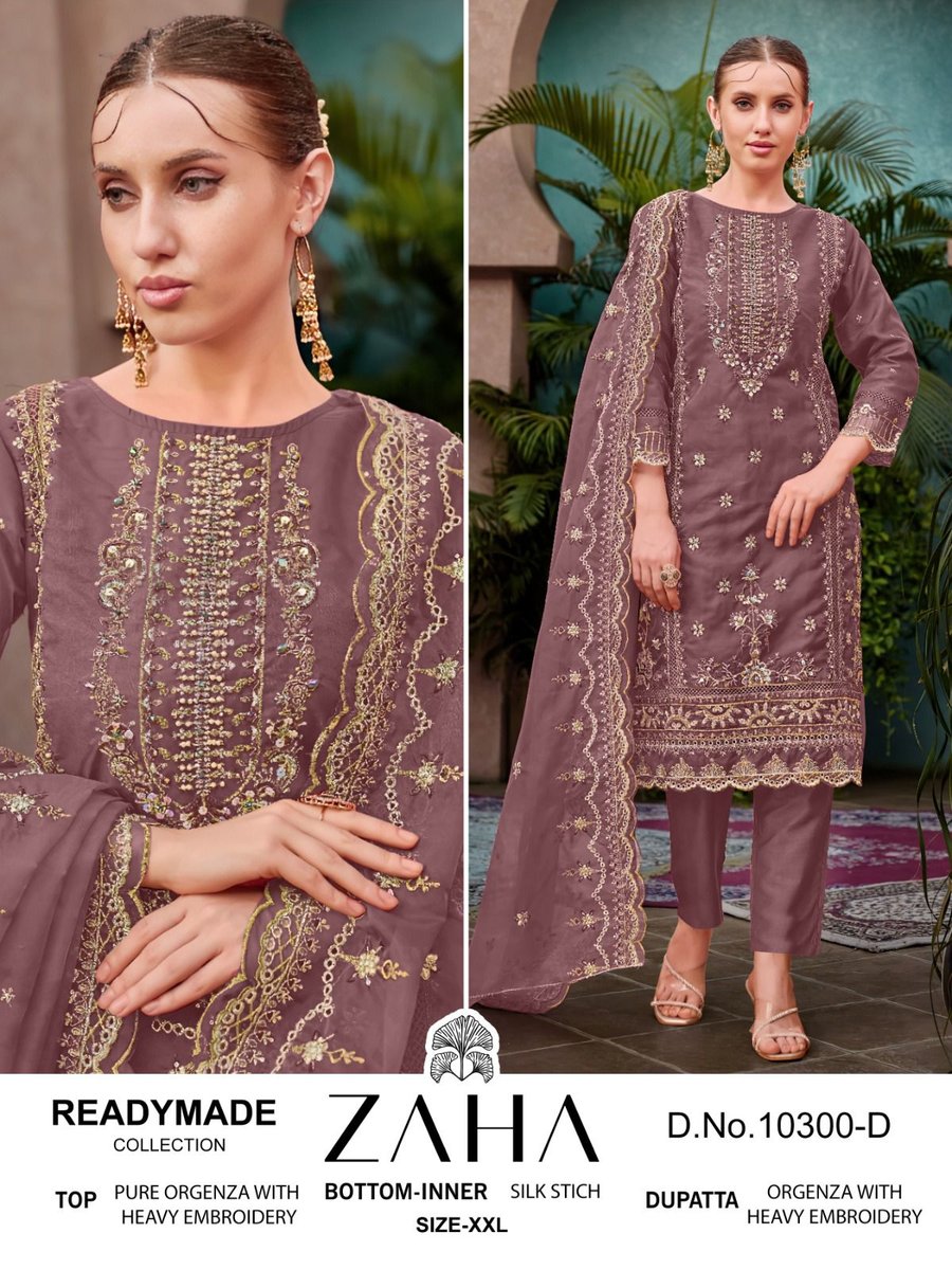 ZAHA READY MADE COLLECTION 10300-A TO 10300-D 4