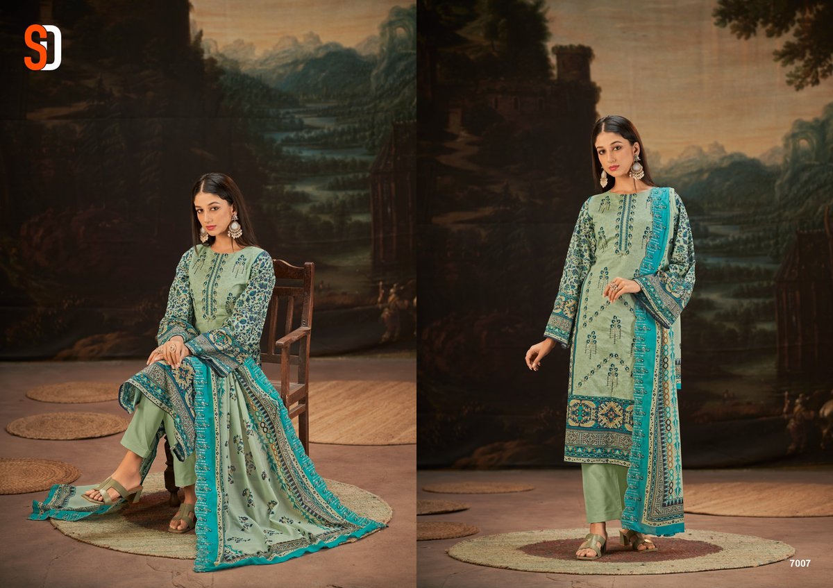SHARADDHA DESIGNER BIN SAEED VOL-7 7001 TO 7008 7