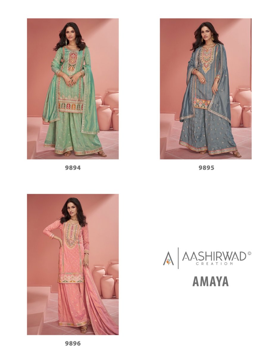 AASHIRWAD CREATION AMAYA  9894 TO 9896 4