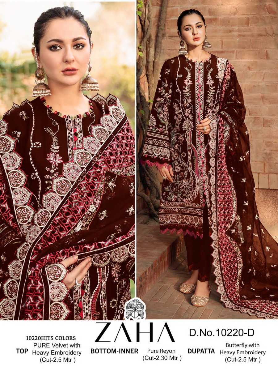 Zaha Aafiya Vol-1 10220 Colors 7