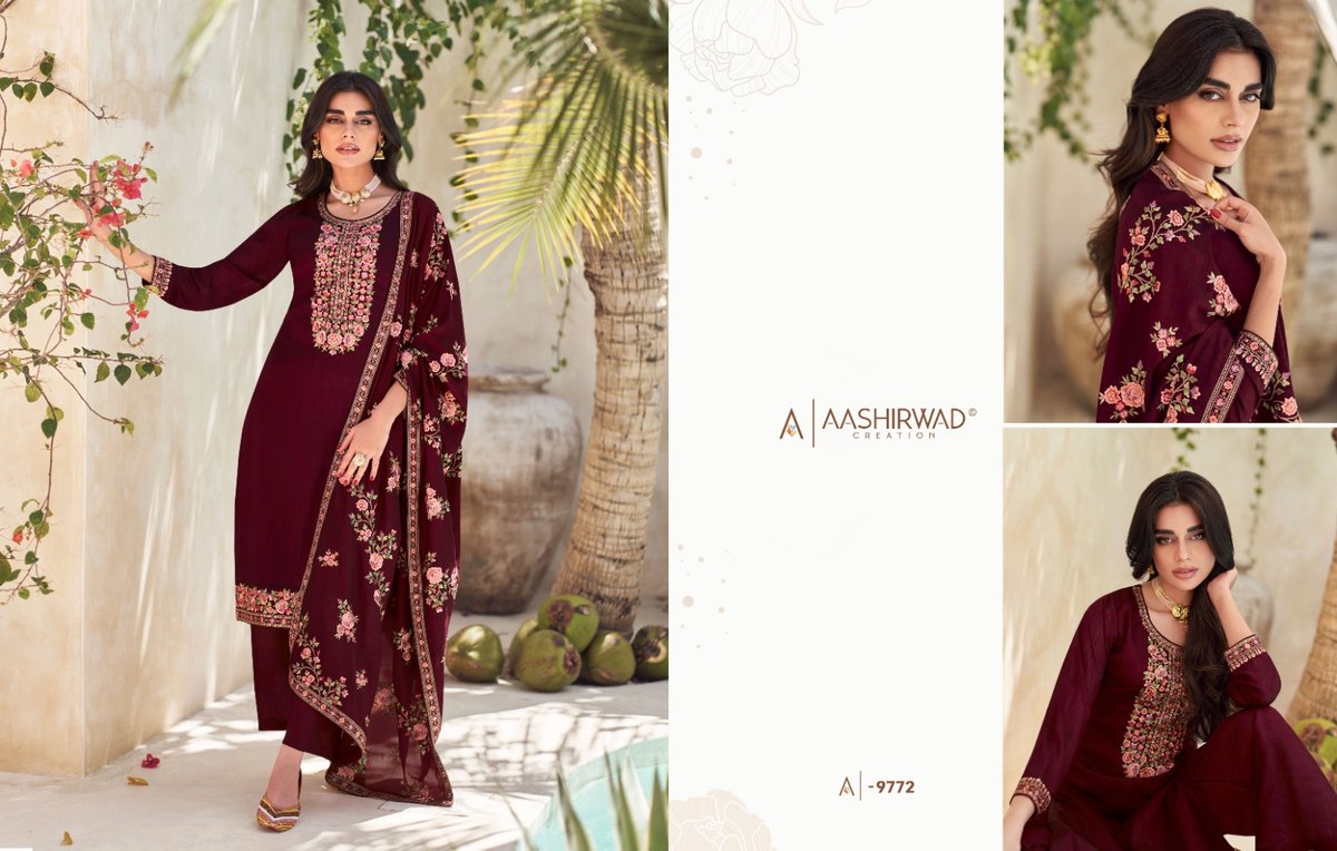 Aashirwad Creation Verona 9770-9773 Series 3