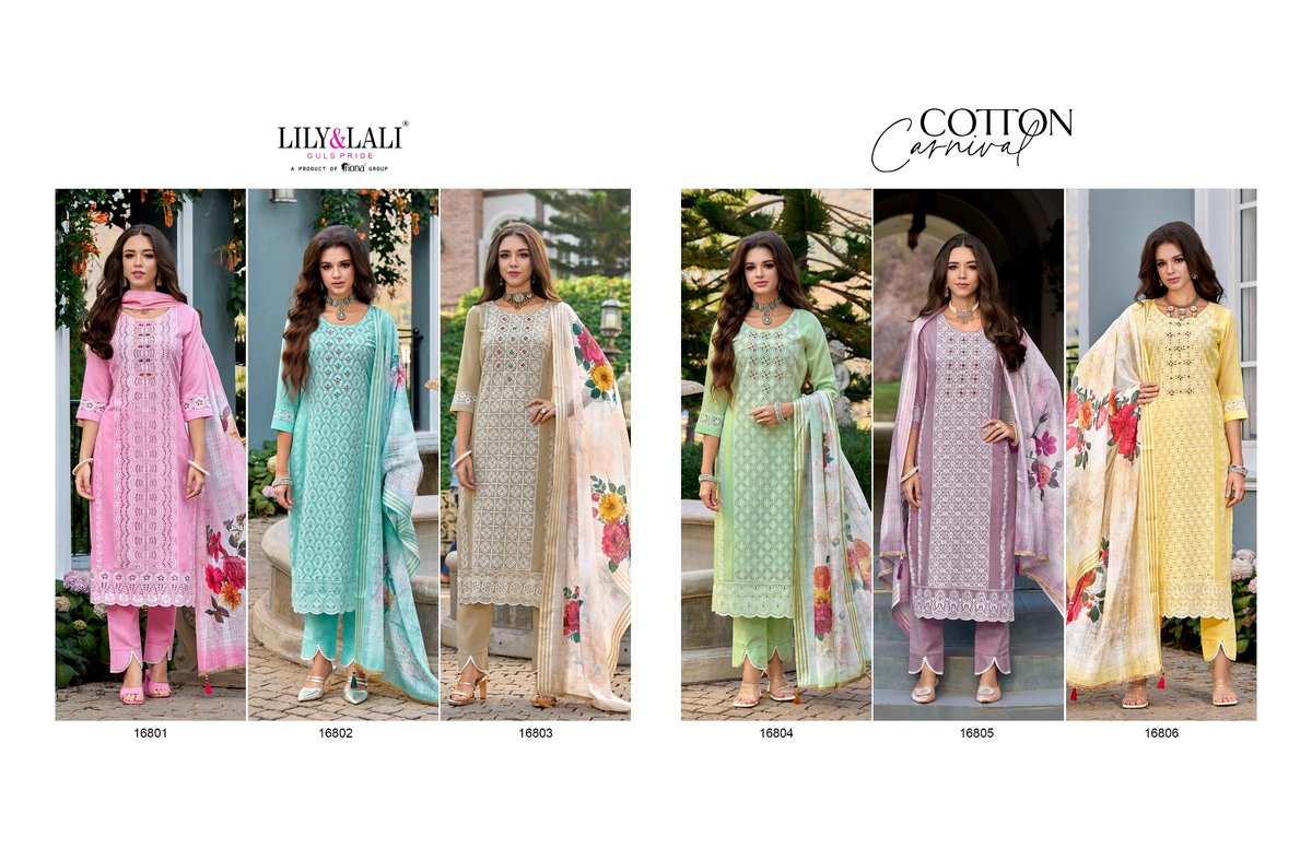 LILY & LALI COTTON CARNIVAL 16801 TO 16806 7