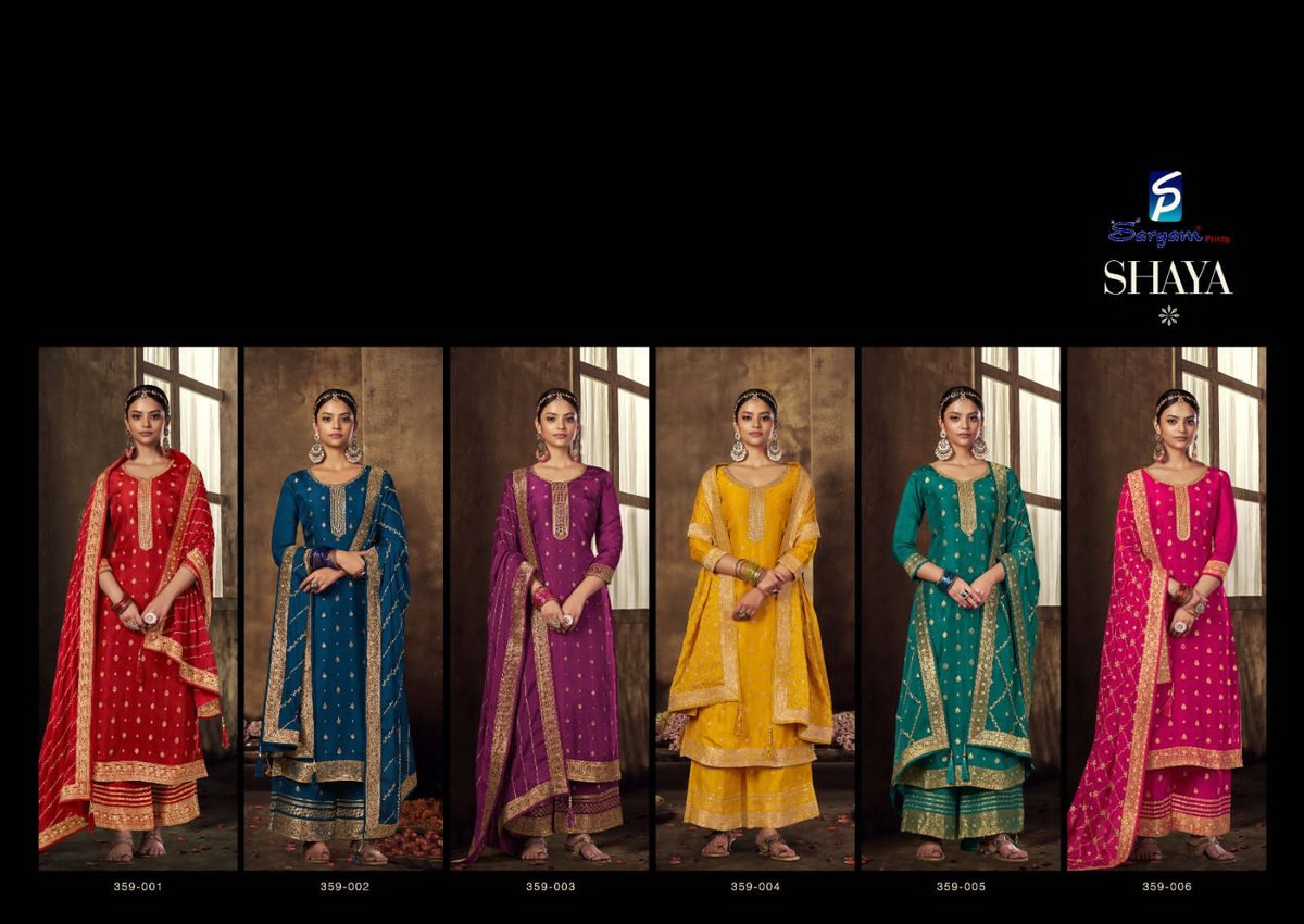 Sargam Prints Shaya 359-001 to 359-006 Series 7