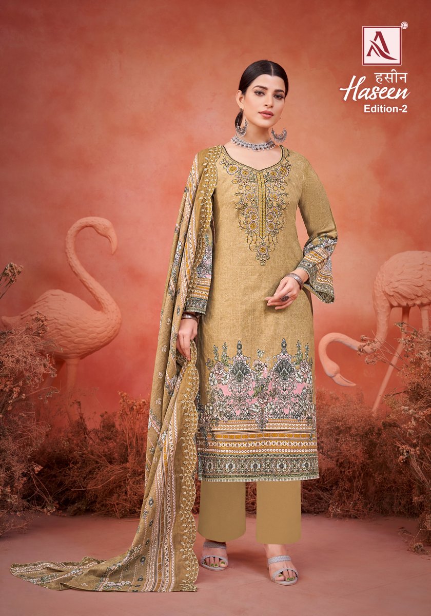 ALOK SUIT HASEEN - 2 H-1515-001  TO H-1515-008 3