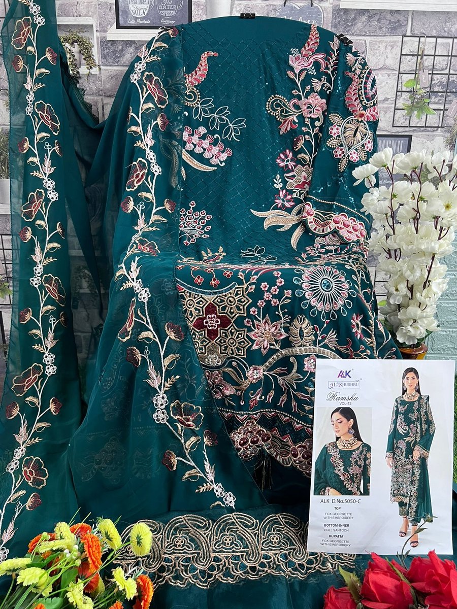 Zaha Ramsha Vol-13 4050 New Colors 6