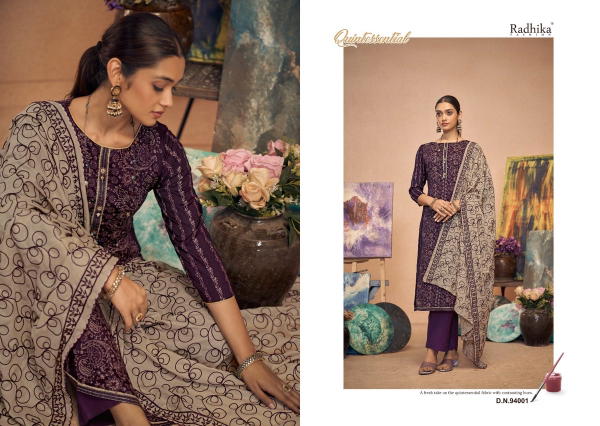 RADHIKA FASHION AZARA BLACK BERRY VOL-12 94001 TO 94004