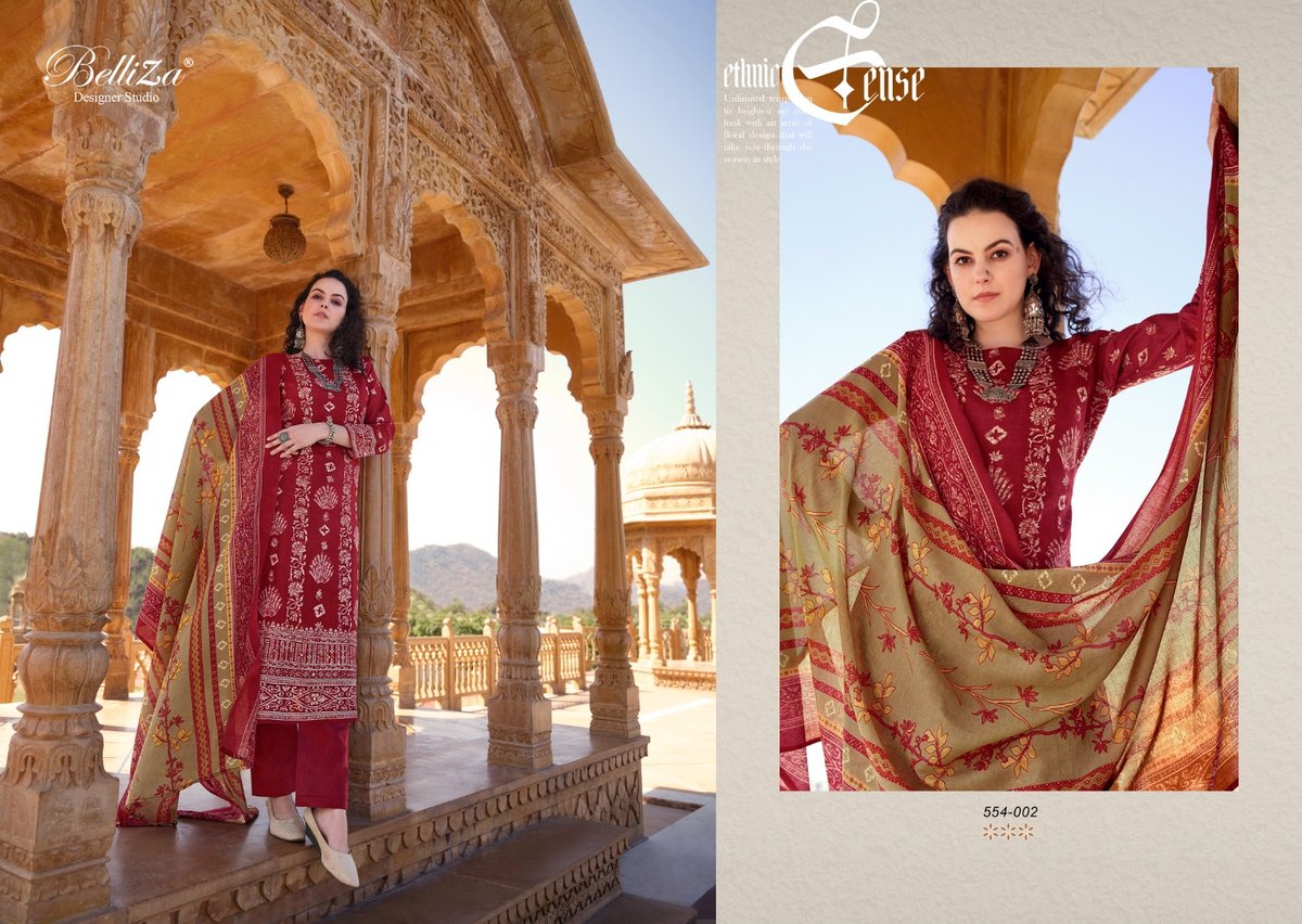 BELLIZA DESIGNER MASHUQA VOL-2 554-001 TO 554-008 2