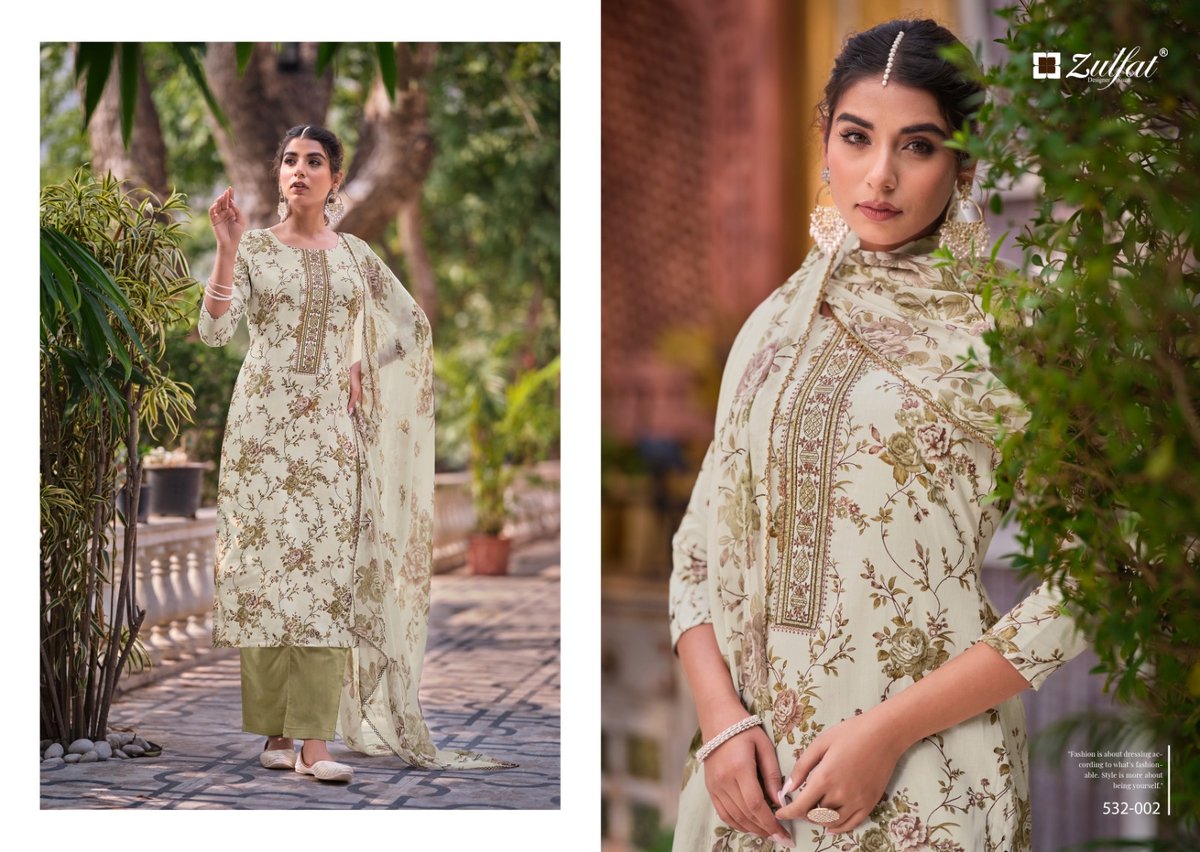 ZULFAT DESIGNER QAINAAT 532-001 TO 532-008 2
