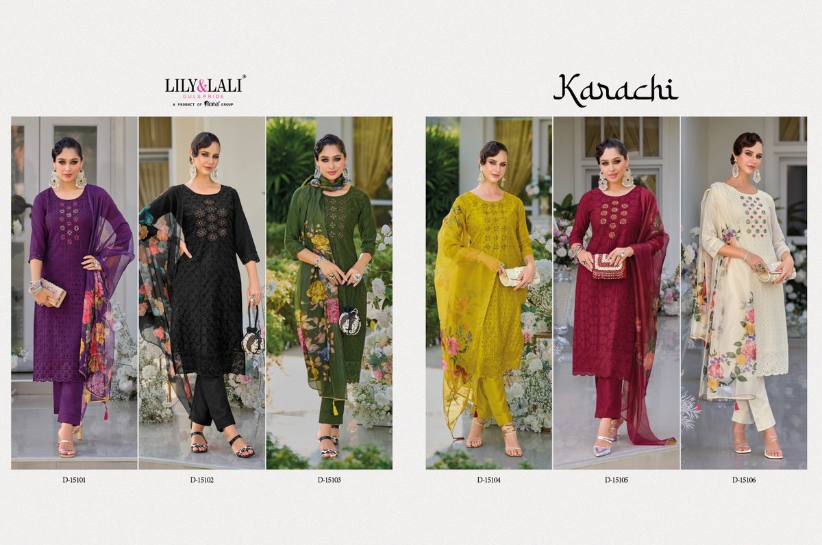 LILY & LALI KARACHI 15101 TO 15106 7