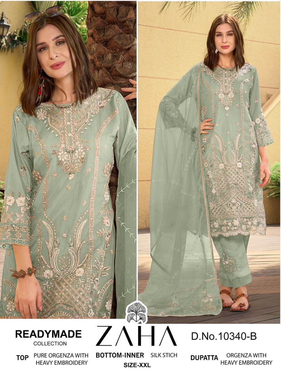 ZAHA READYMADE COLLECTION 10340-A TO 10340-D 2