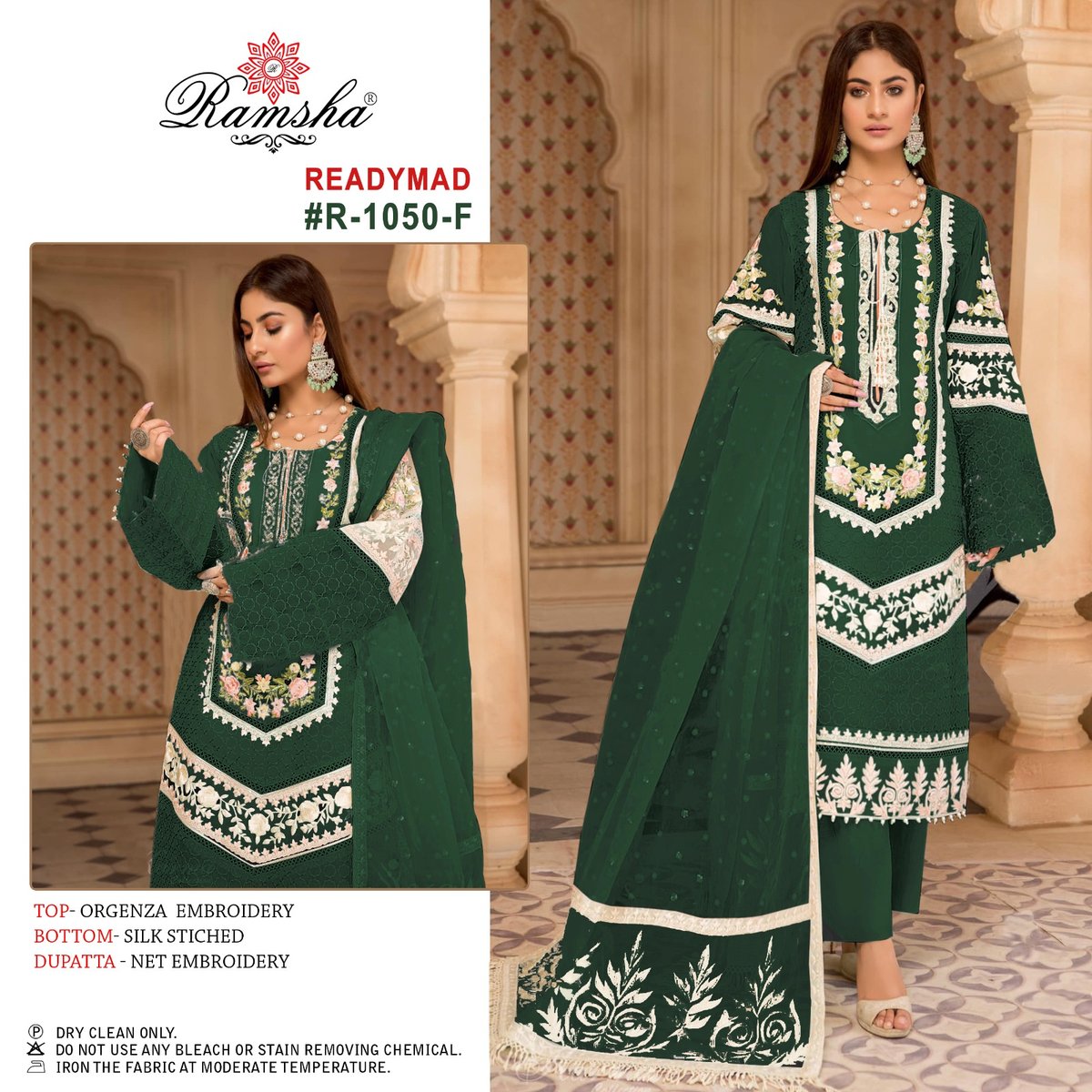 Ramsha Suit Ready Made Collection R-1050 New Colors 2