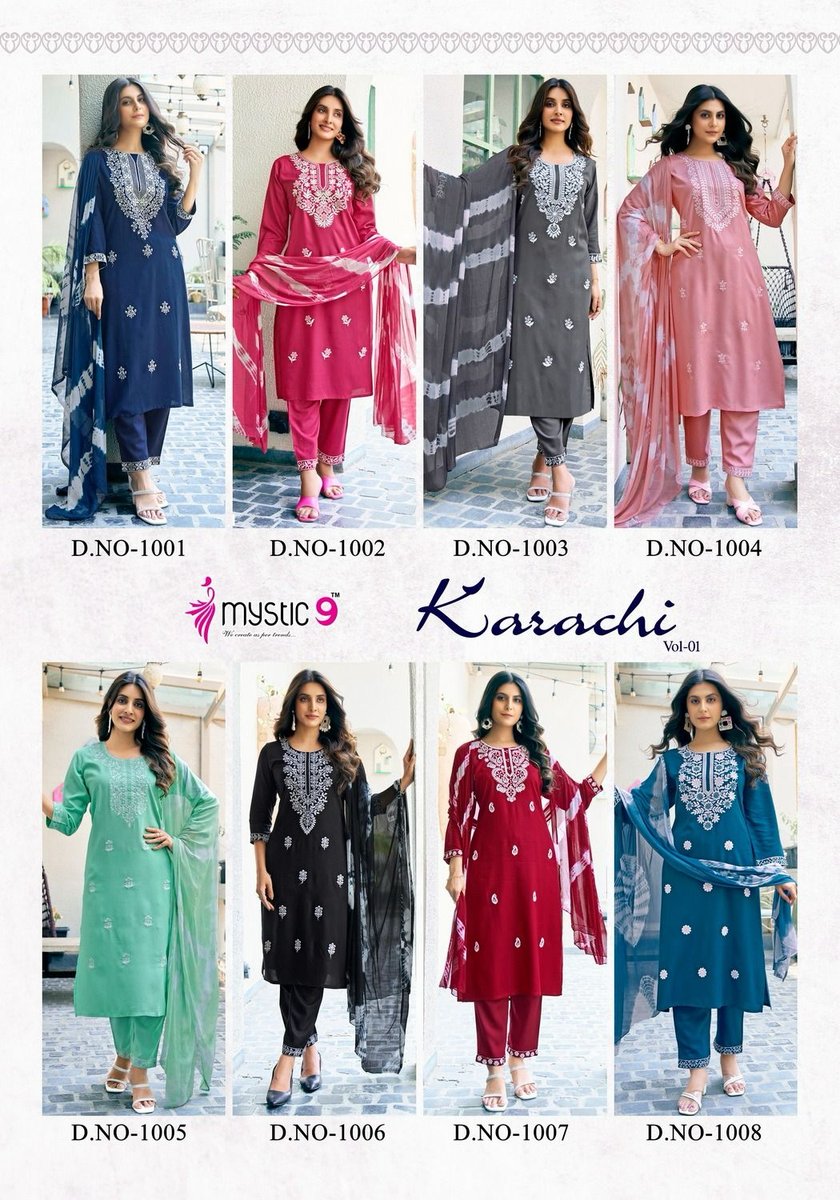 MYSTIC 9 KARACHI VOL-1 1001 TO 1008 9