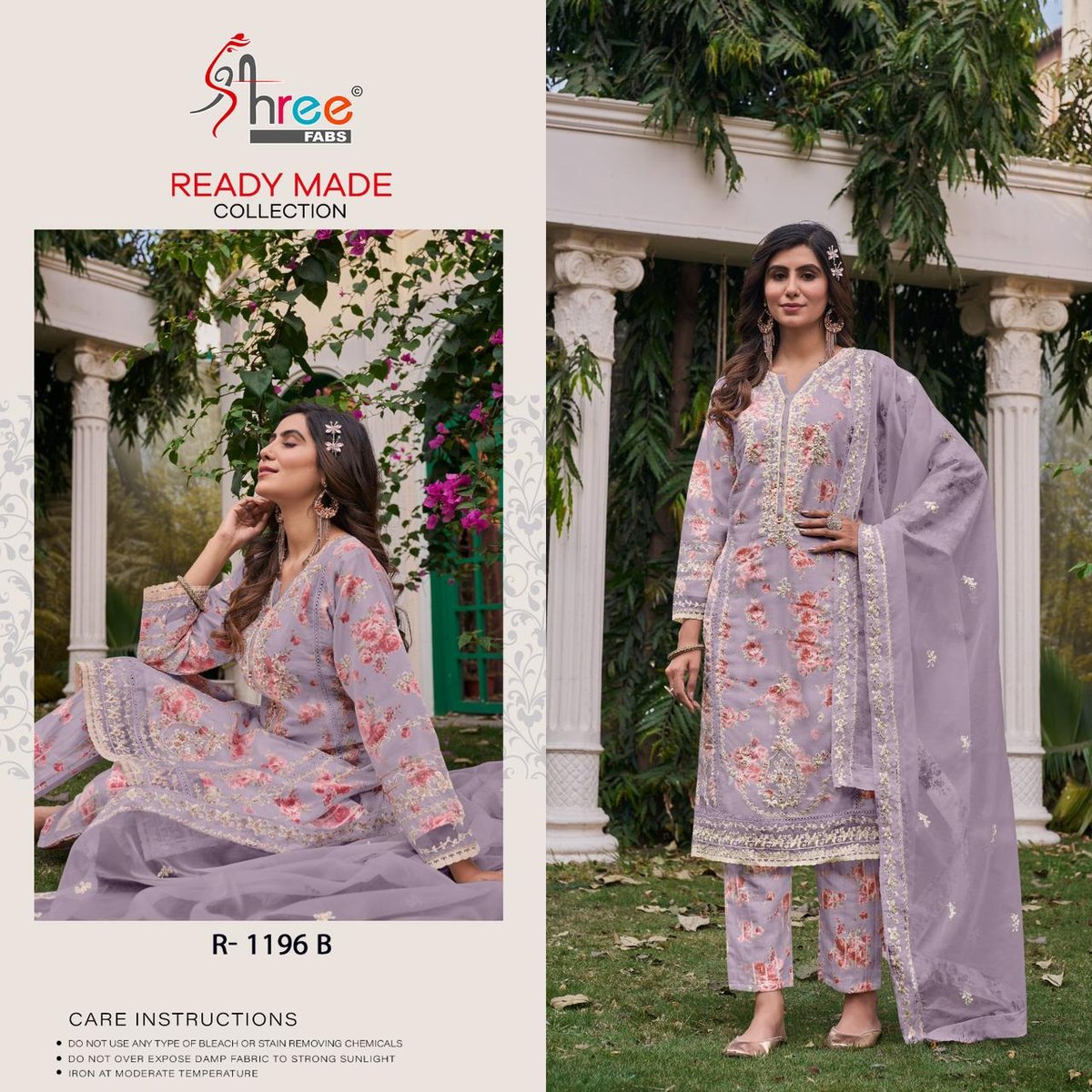 SHREE FAB READY MADE COLLECTION R-1196-A TO R-1196-D 2