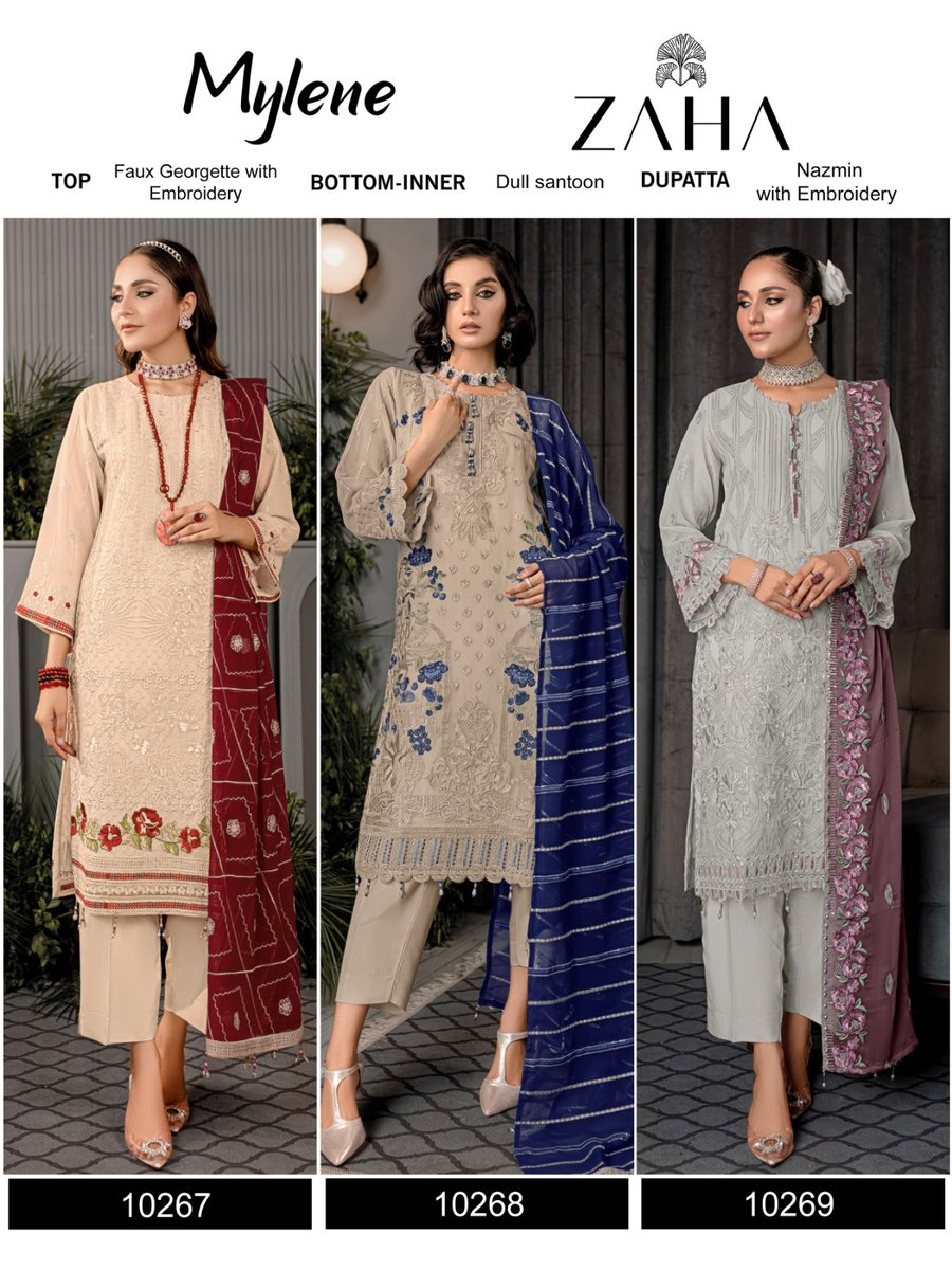 ZAHA MYLENE VOL-1 10267 TO 10269 4