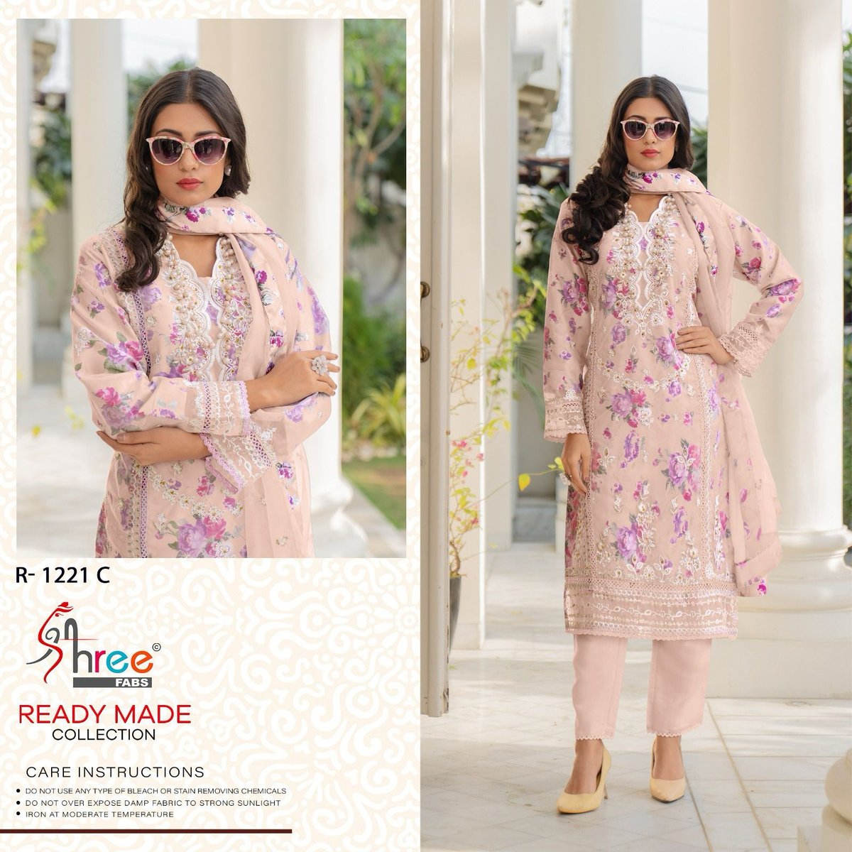 SHREE FAB READY MADE COLLECTION R-1221-A TO R-1221-D 3