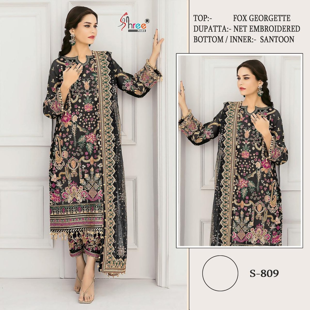 Shree Fabs S-809 Hit Design Colors 1