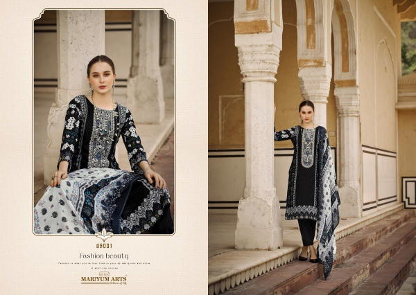 MARIYUM ARTS BLACK & WHITE 95001 TO 95006