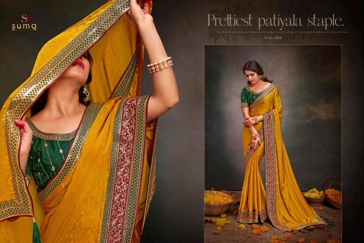 SUMA DESIGNER SILK SANCHI 3001 TO 3009 8