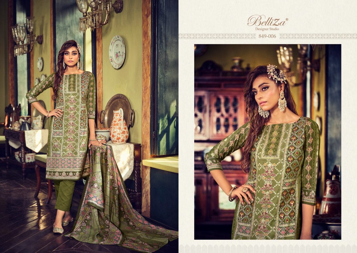 Belliza Designer Sajda 849-001 to 849-008 Series 6