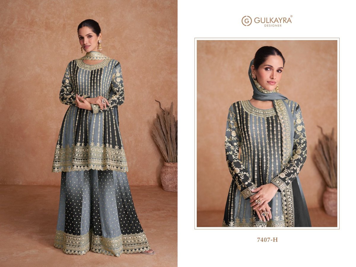 GULKAYRA DESIGNER VAANI VOL-2 7407-F TO 7407-N 3