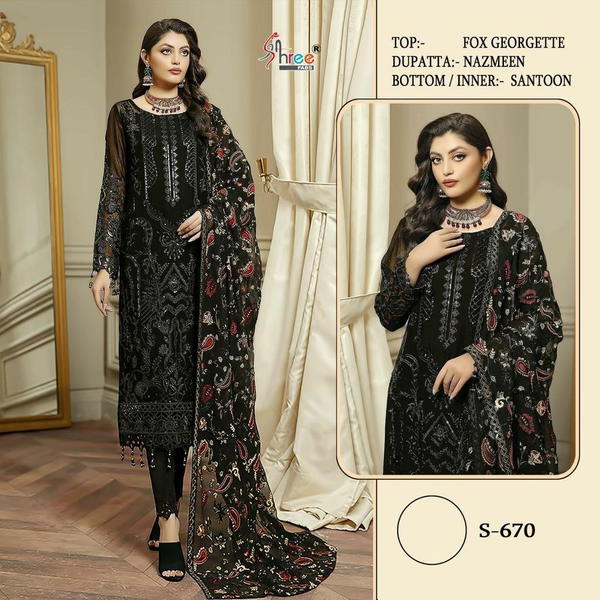 Shree Fab S-670 Colors