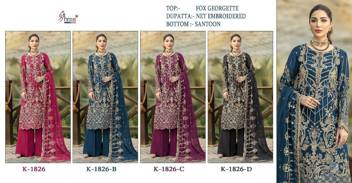 Shree Fab K-1826 Colors 9
