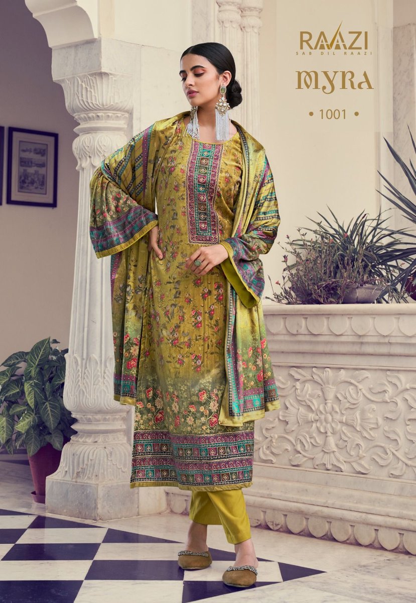 Rama Fashion Raazi Myra 1001-1006 Series 1
