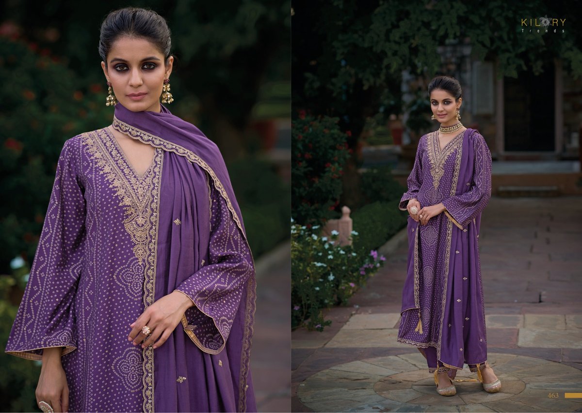 KILORY TRENDZ SILK OF BANDHEJ VOL-3 461 TO 466 3